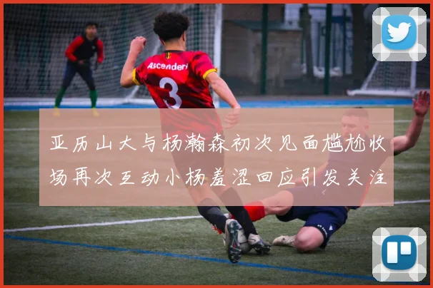 亚历山大与杨瀚森初次见面尴尬收场再次互动小杨羞涩回应引发关注